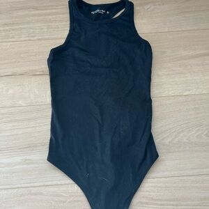 Abercrombie & Fitch Black Soft Bodysuit